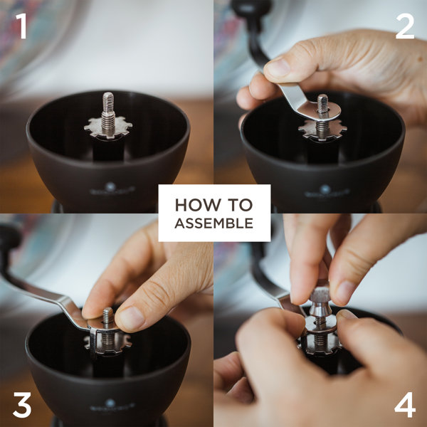 Grosche Manual Conical Burr Coffee Grinder Wayfair